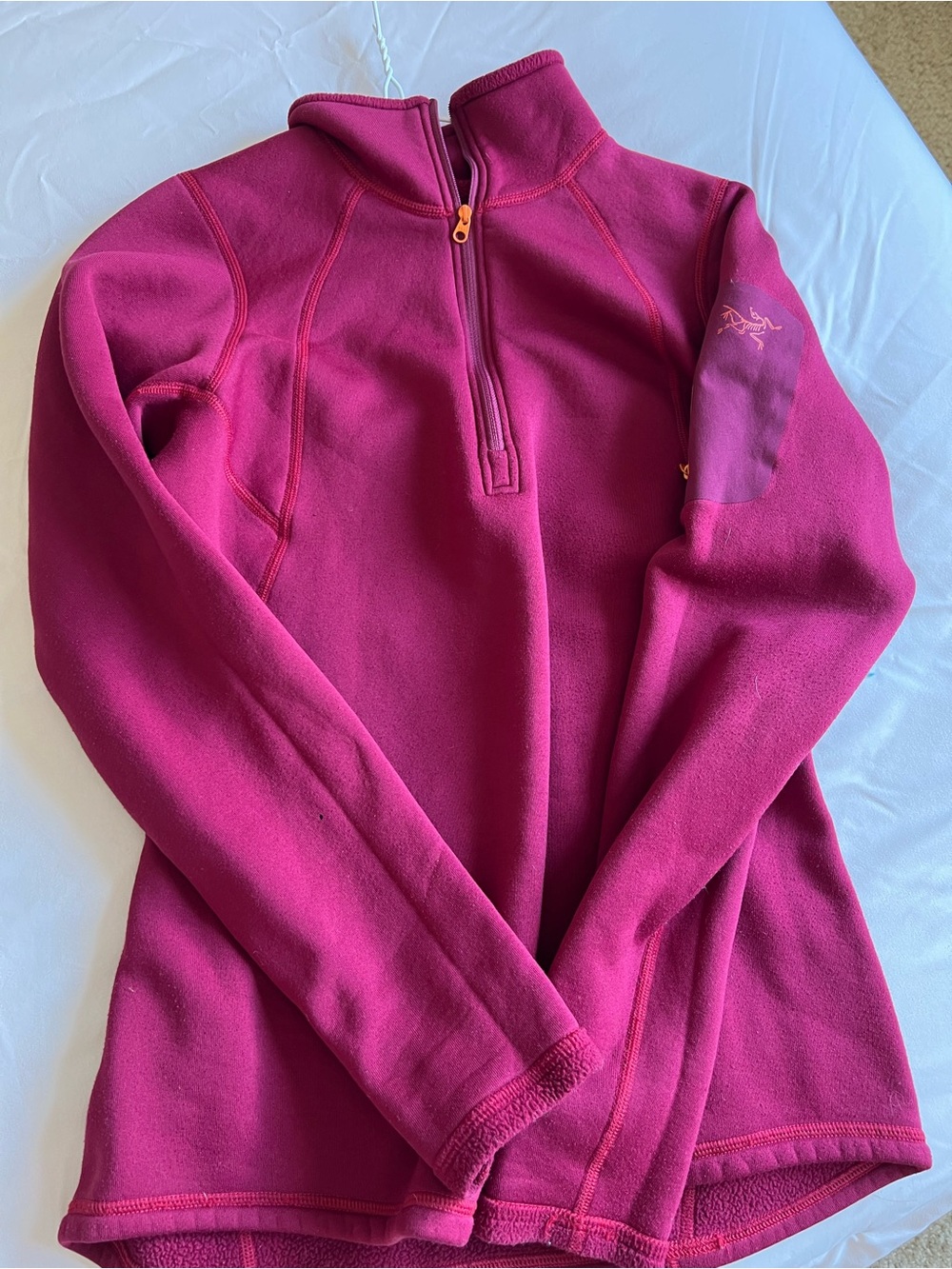 Arc'teryx Women's Raspberry Half-Zip Fleece Pullover